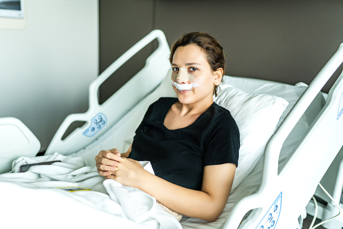 Rhinoplasty recovery