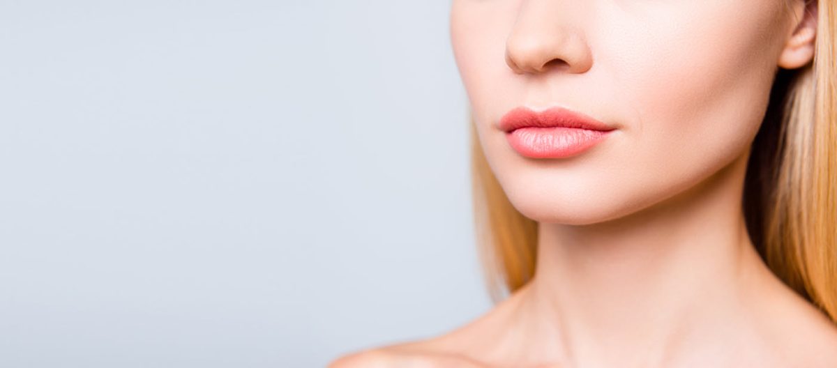 woman with beautiful facial features